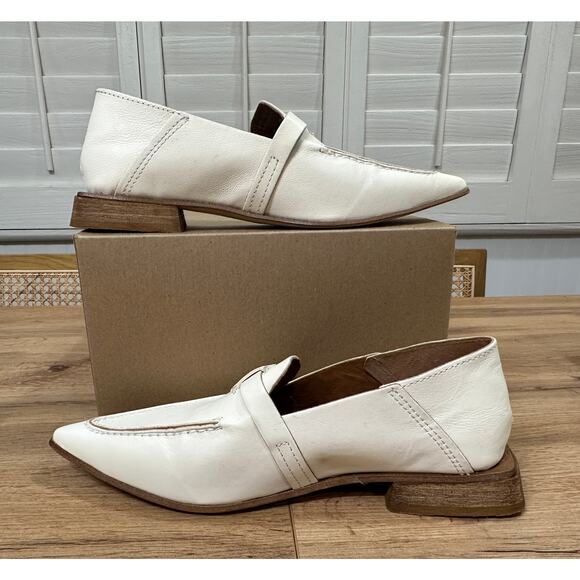 A.S. 98 Averi Shoes Milk Leather Size 8.5 US 39 EU NWOB Elegant Simple - Picture 11 of 16